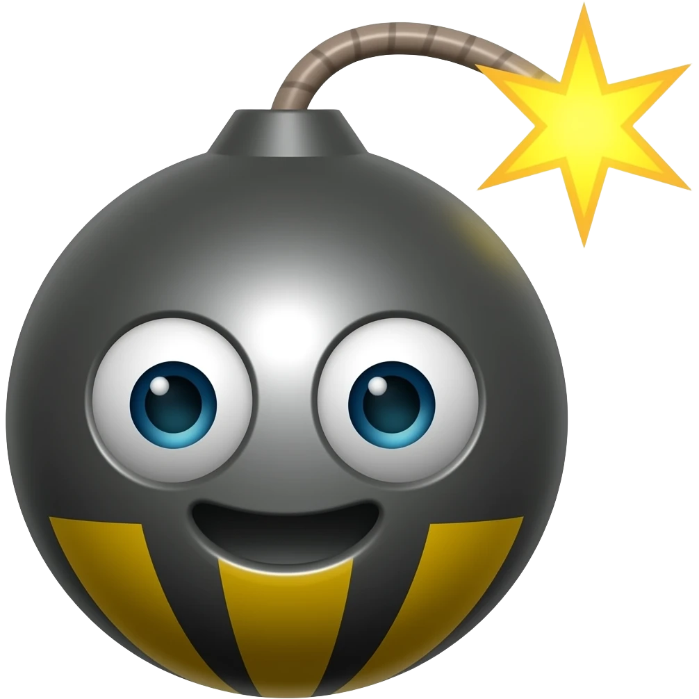 bomb emoji