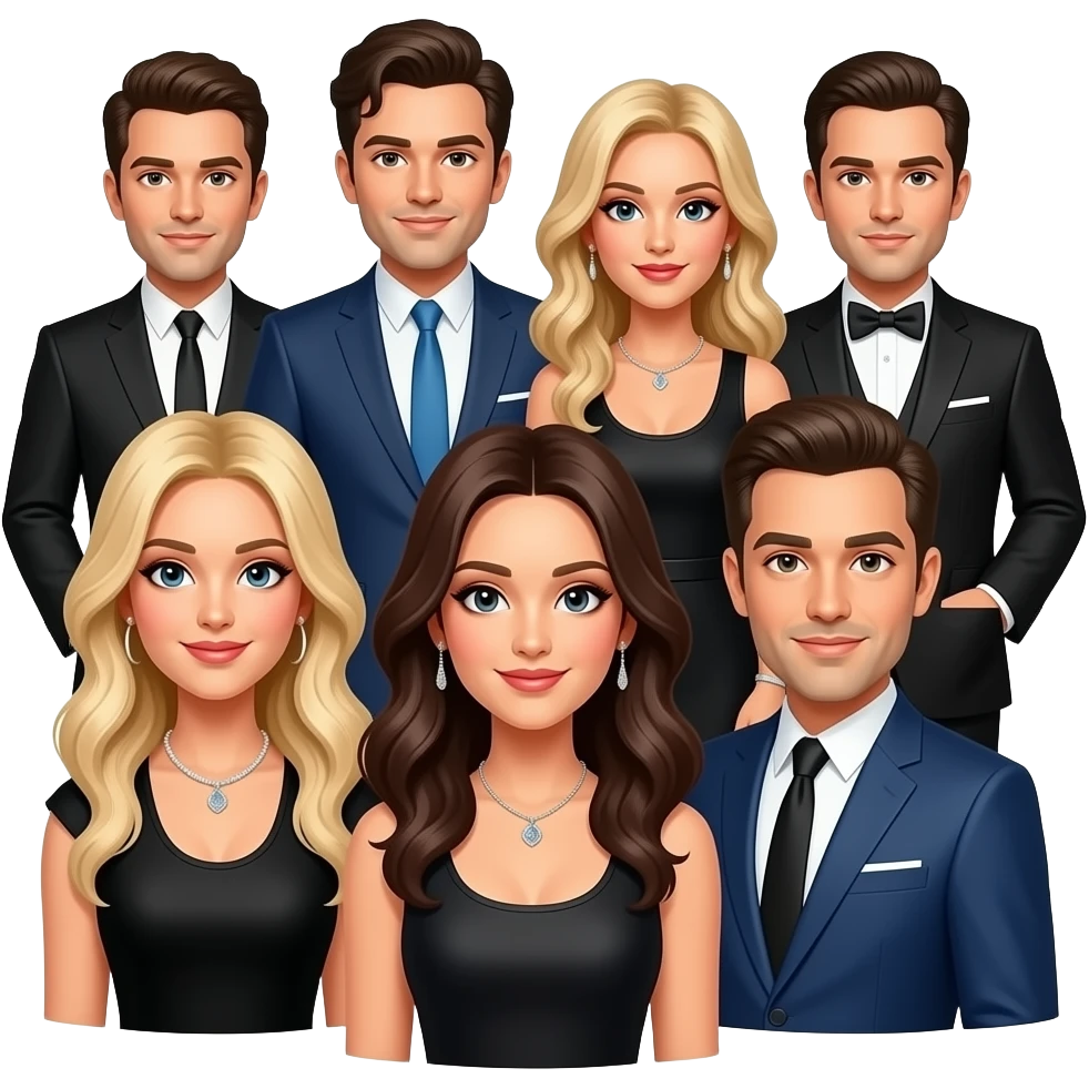 superstars music heroes group emoji