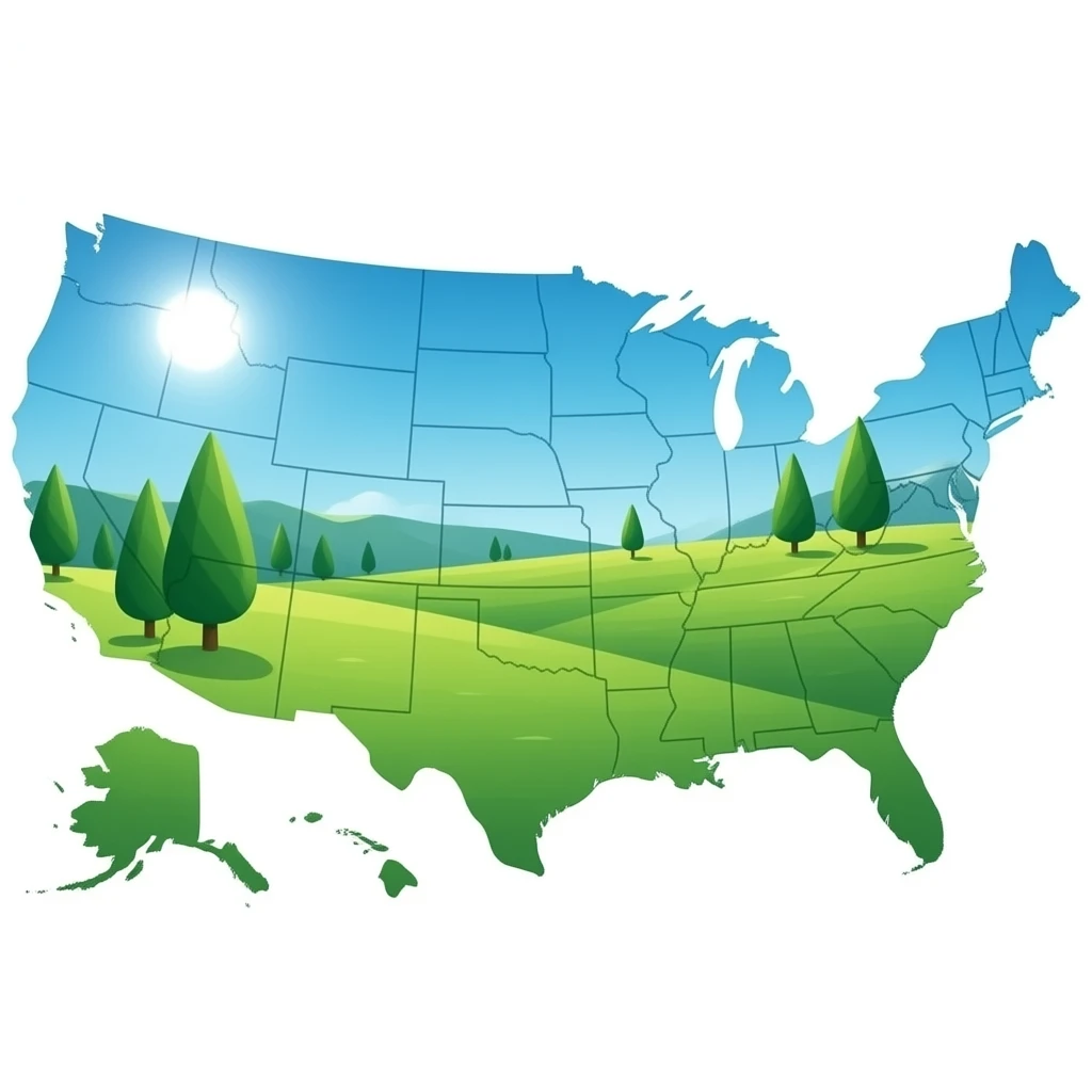 mapa estados unidos emoji