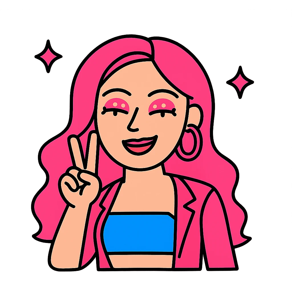 Remove the tattoo from the woman while keeping the rest of the design the same. Preserve the transparent background if present. emoji