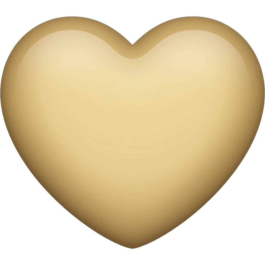 Pista colour heart emoji