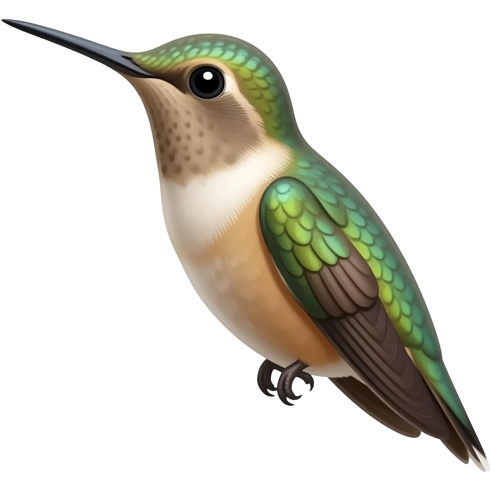 tiny hummingbird to put into sentances emoji