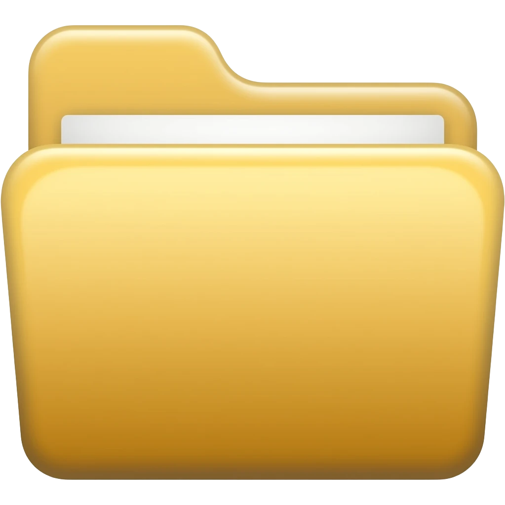 Folder icon what represent management. emoji