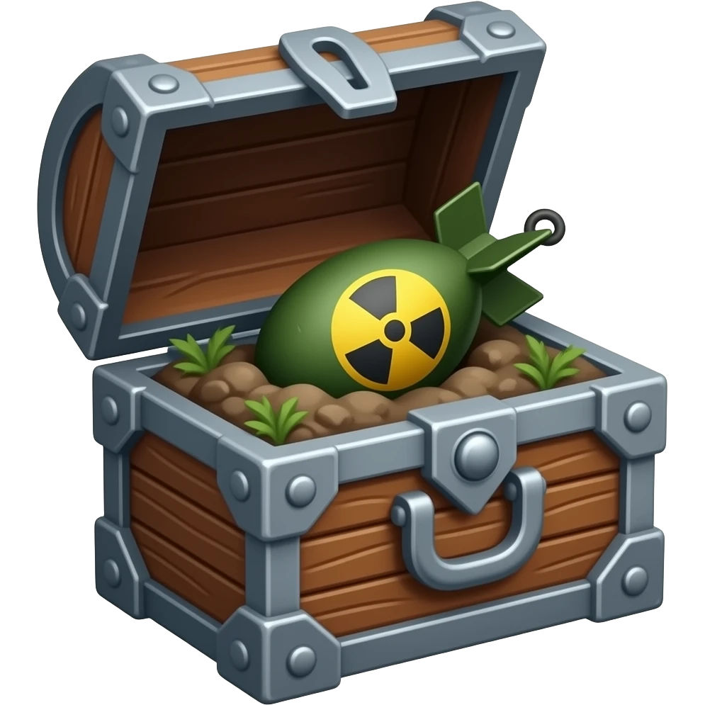 warhammer chest with nuke bomb inside emoji