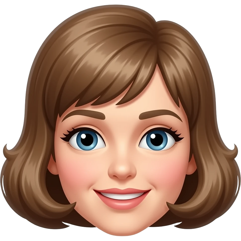 peinado de dacada de los 60 emoji