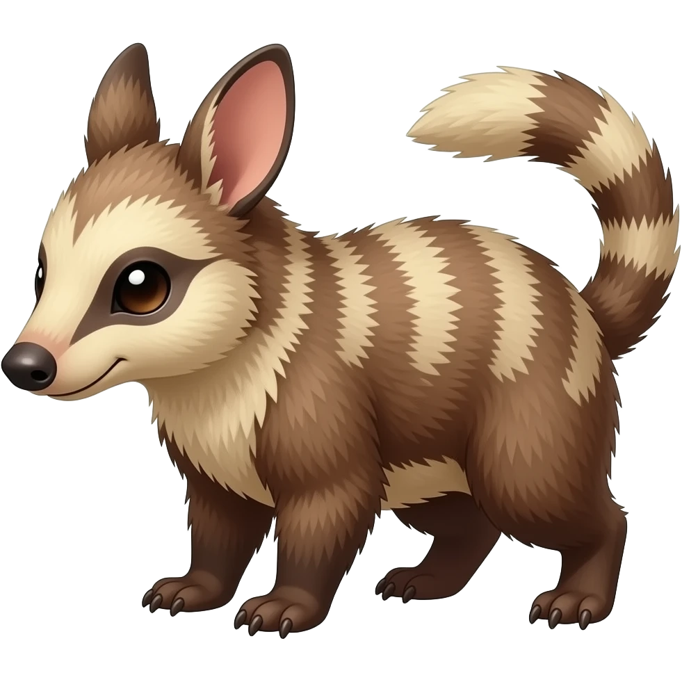 Numbat-Minccino-Munsharna-Munna-creature (full body) emoji