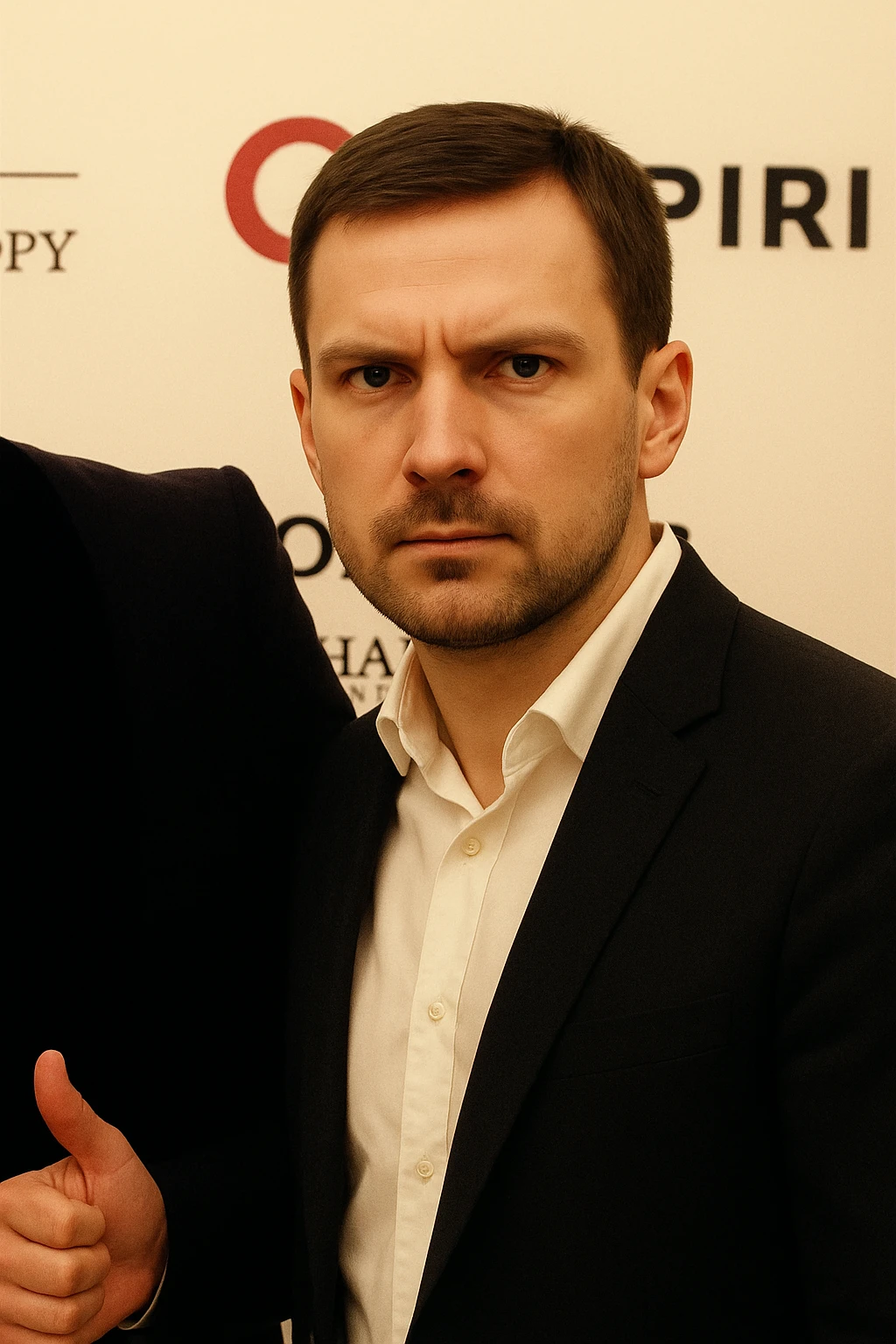 endi esa birinchi rasmdagi odamni yuzini sartaroshni yuziga qilib ber emoji