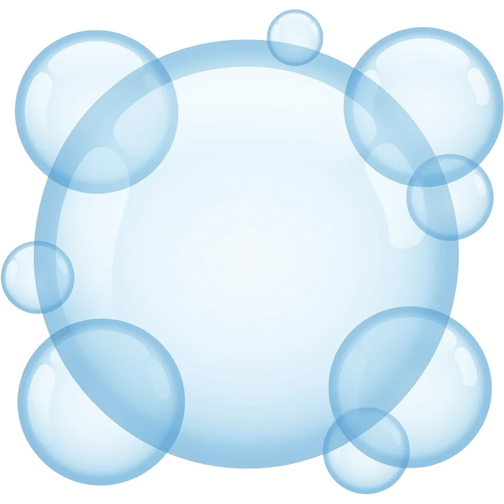 clean bubbles fly emoji