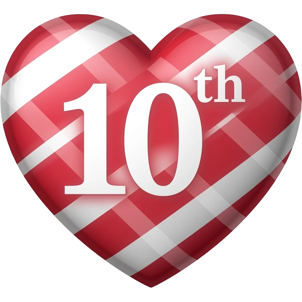 heart madison's 10th birthday emoji