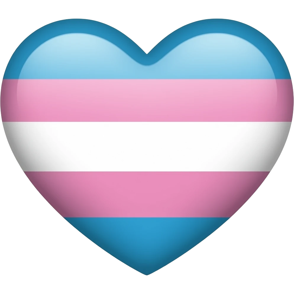 Pansexual flag heart emoji