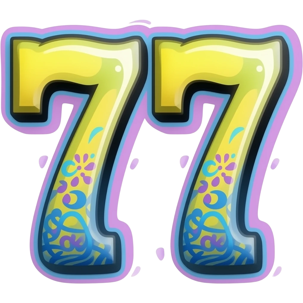 граффити надпись 77 emoji