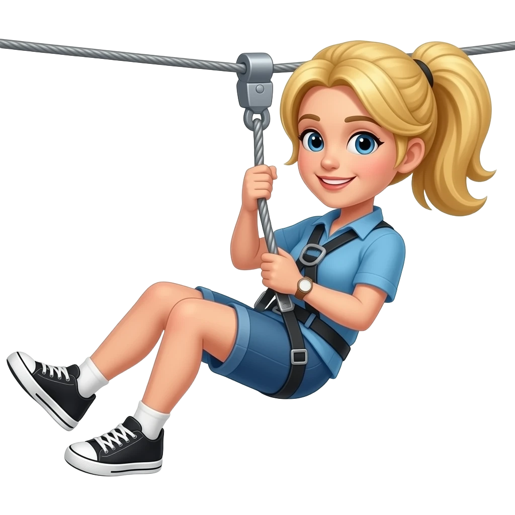 make a blonde zip line emoji emoji