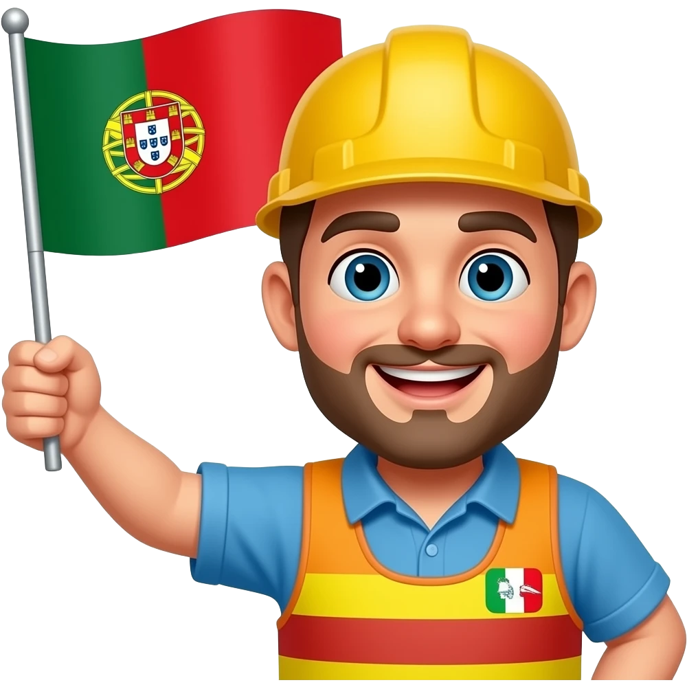 I want an emoji that represents the fact that it is labour day in Portugal I want a ginger man emoji