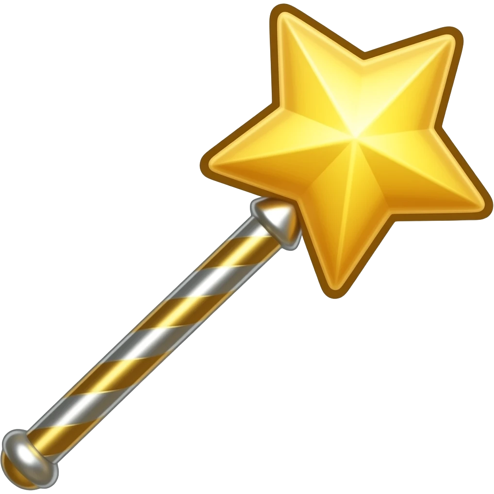 star's metalic wand from star vs the forces evil emoji