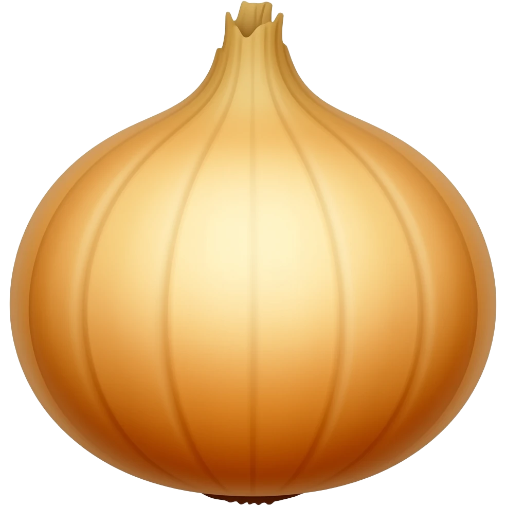 Onion golden emoji