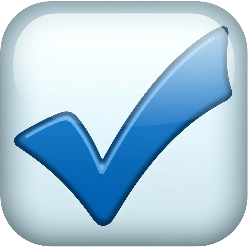 verifikasi centang biru emoji