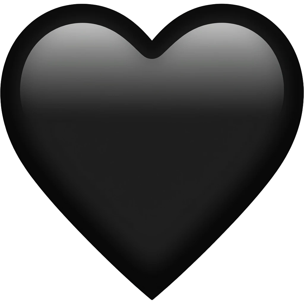 Black Heart emoji