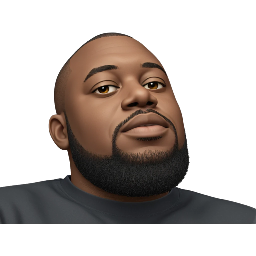 buzz cut beard meme portrait emoji