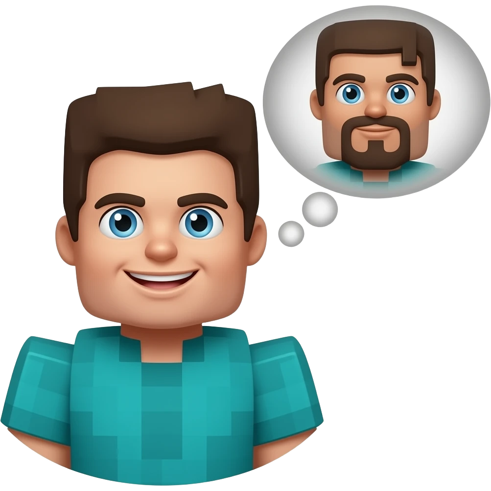 minecraft skin think emoji