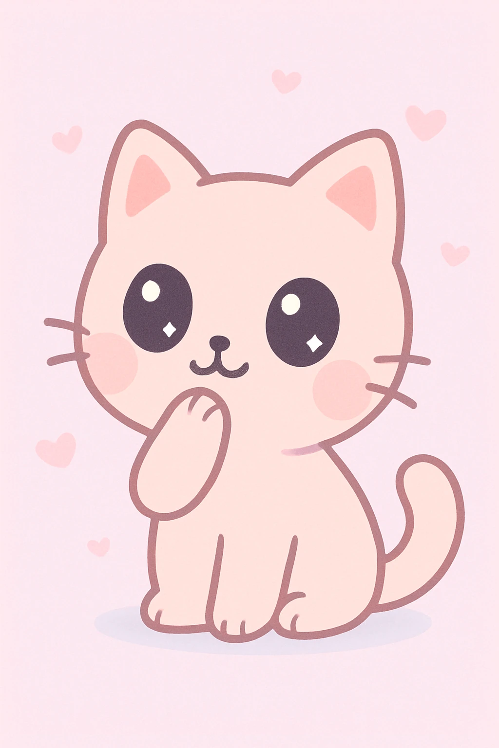 cute animal whispering, cat or dog emoji
