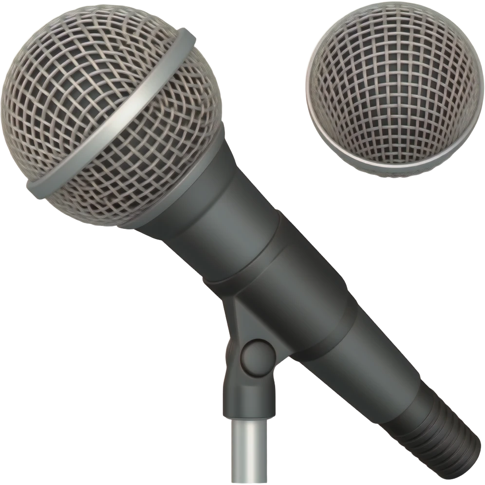 singer mic emoji