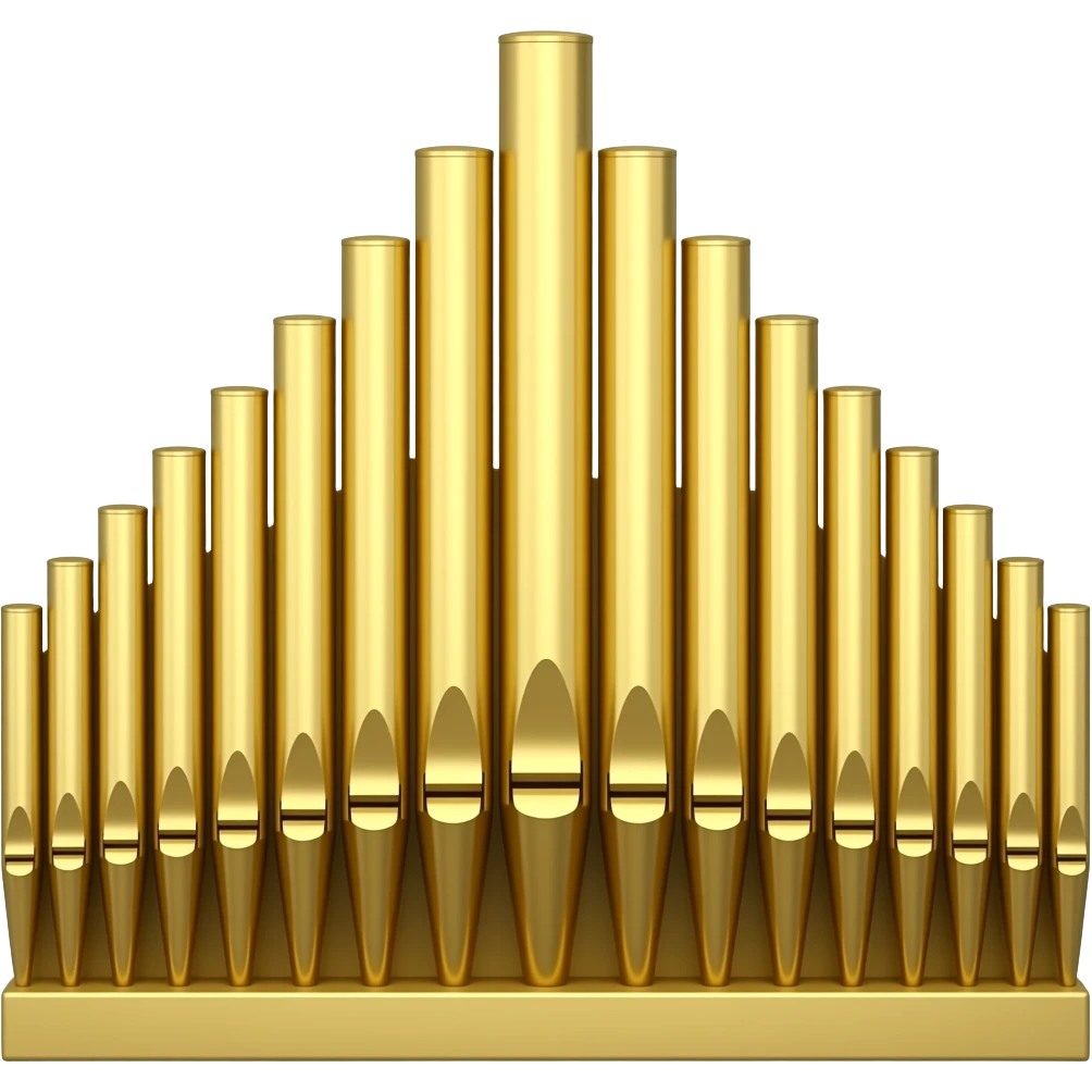 Pipe organ gold emoji