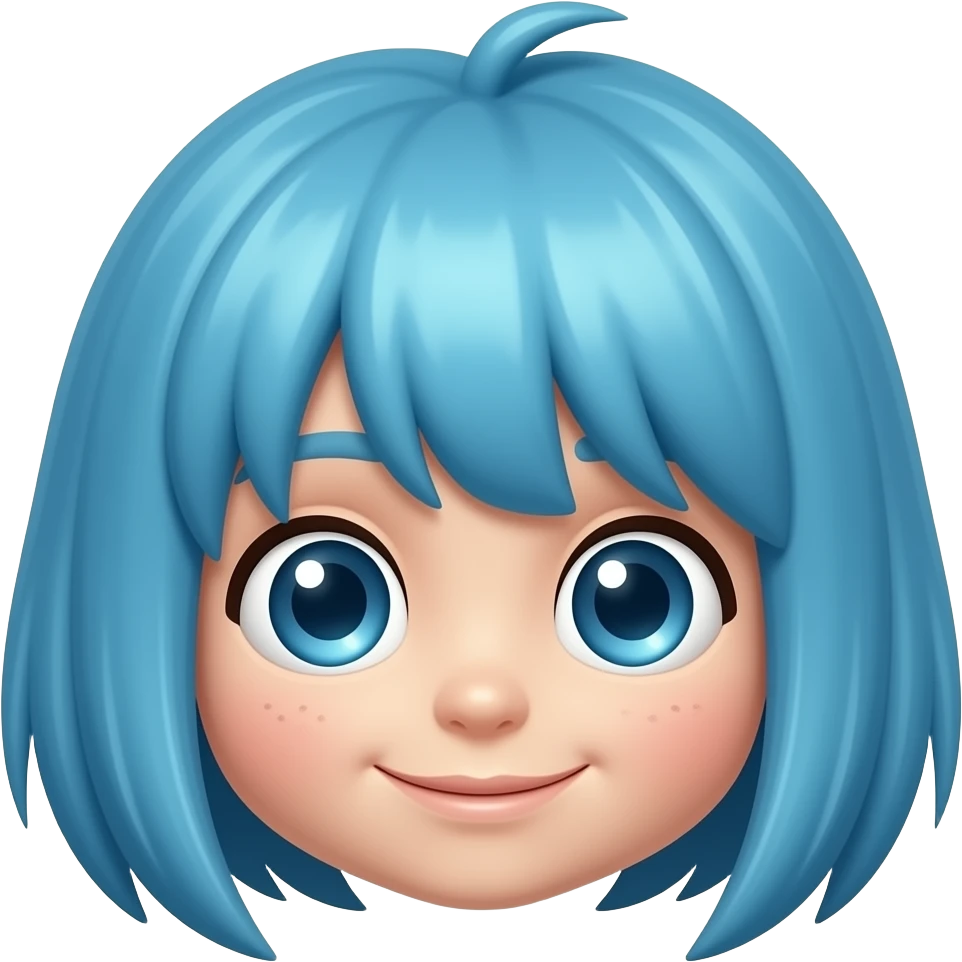 blue hairs emoji