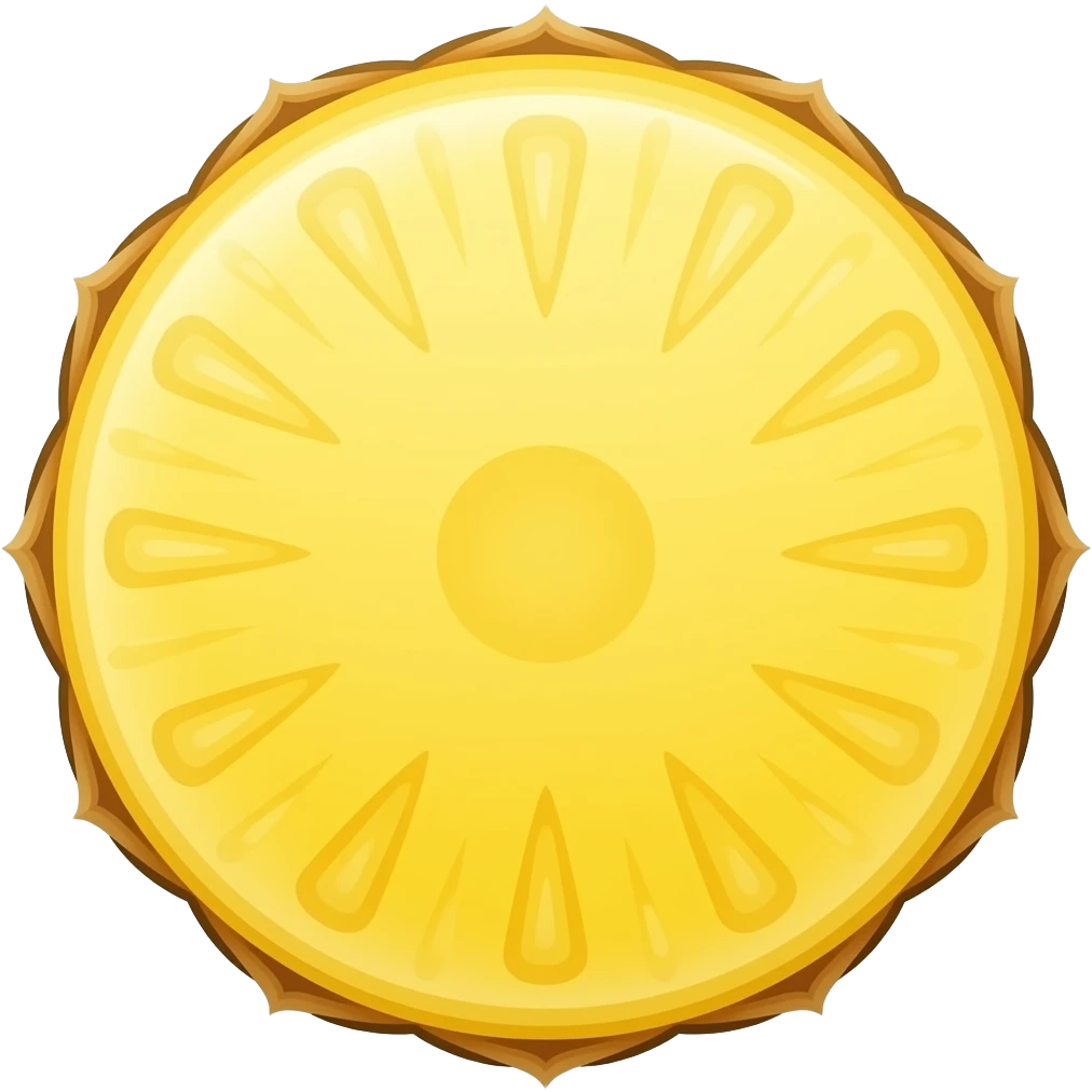 pineapple slices emoji emoji