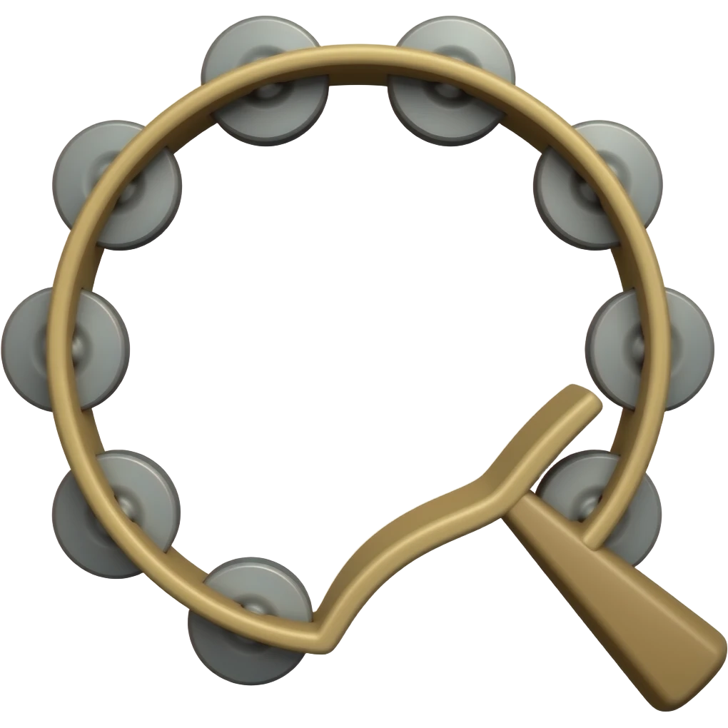 Tambourine emoji