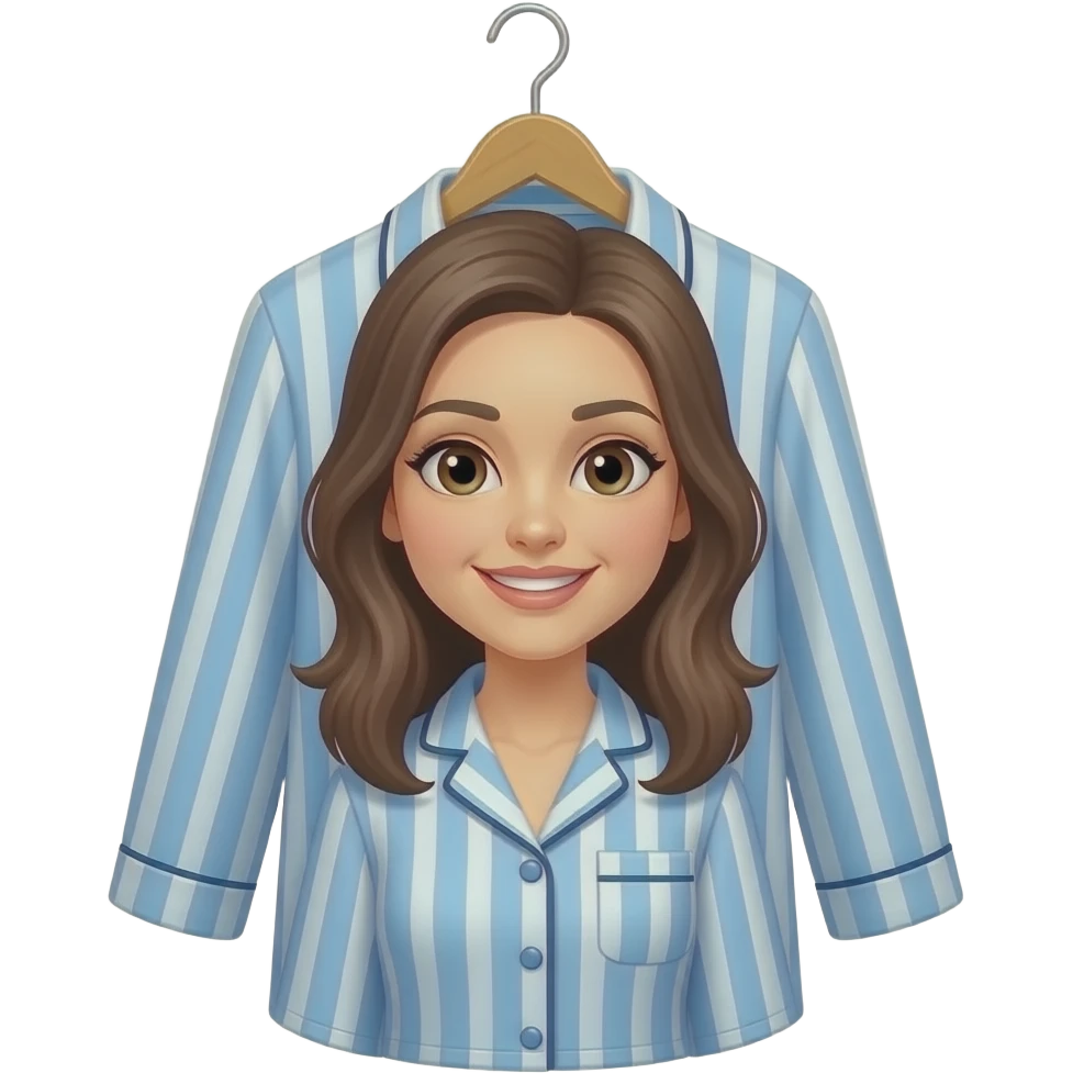 women pijama hanger emoji