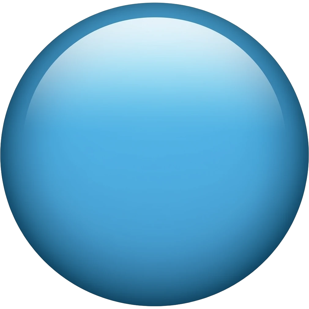 Blue Circle emoji