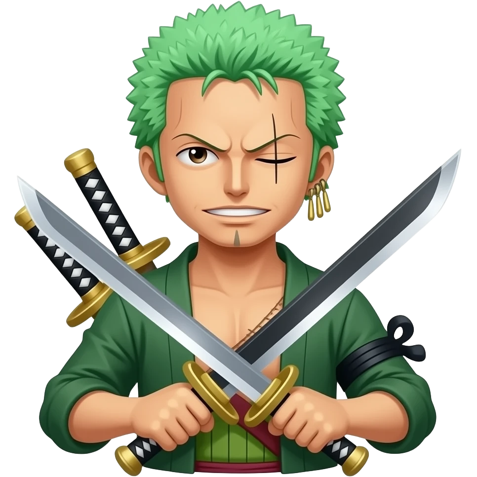 Zoro 3 swords emoji