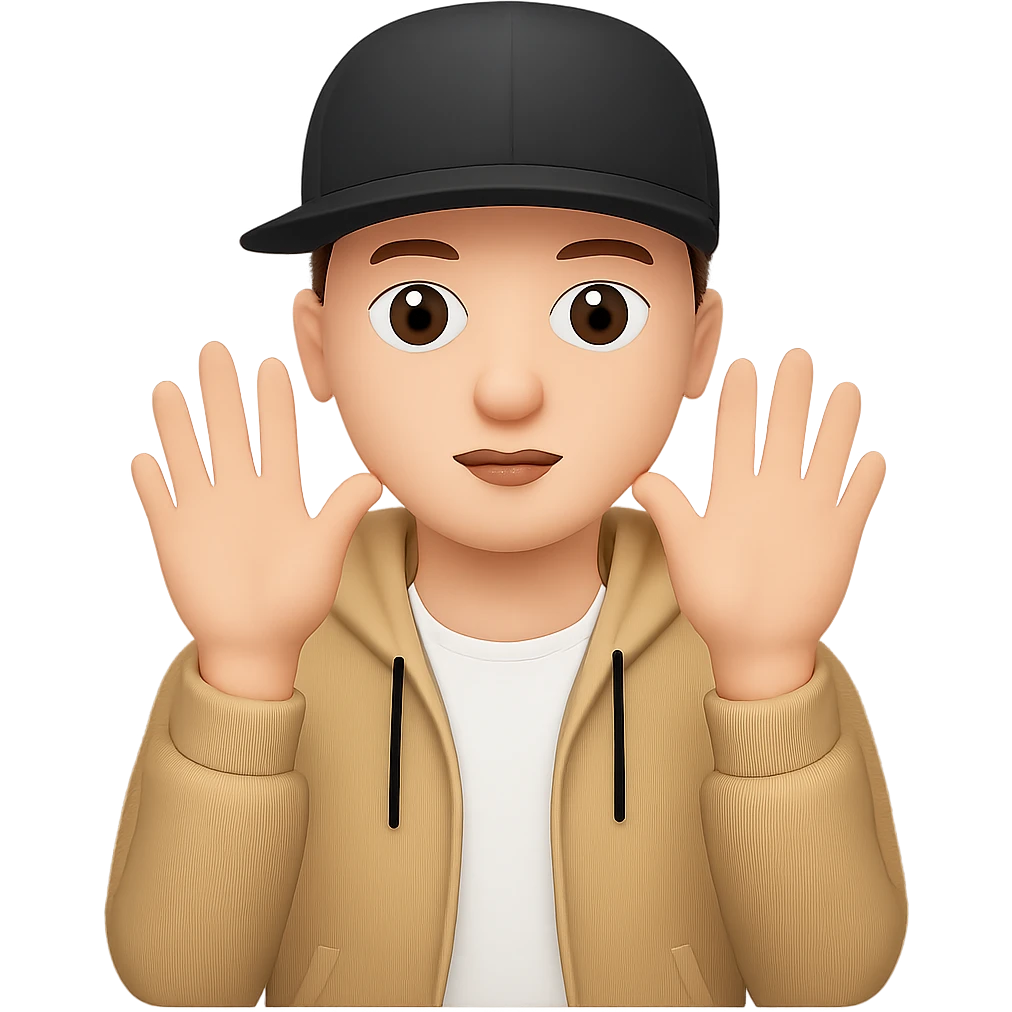 Edit the apple emoji to have a slightly whiter skin tone, keep the confident expression, remove all accessories, and have no background. Maintain the original apple emoji style look. emoji