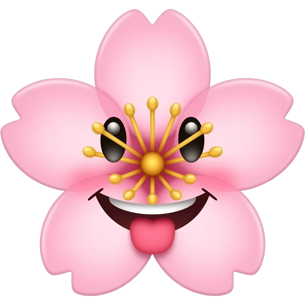 ☺️+🌸 emoji