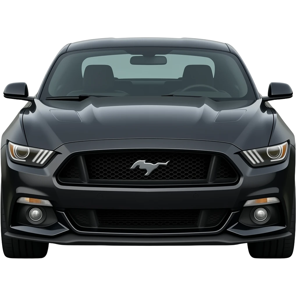 Schwarzer Mustang GT Baujahr 2013 emoji