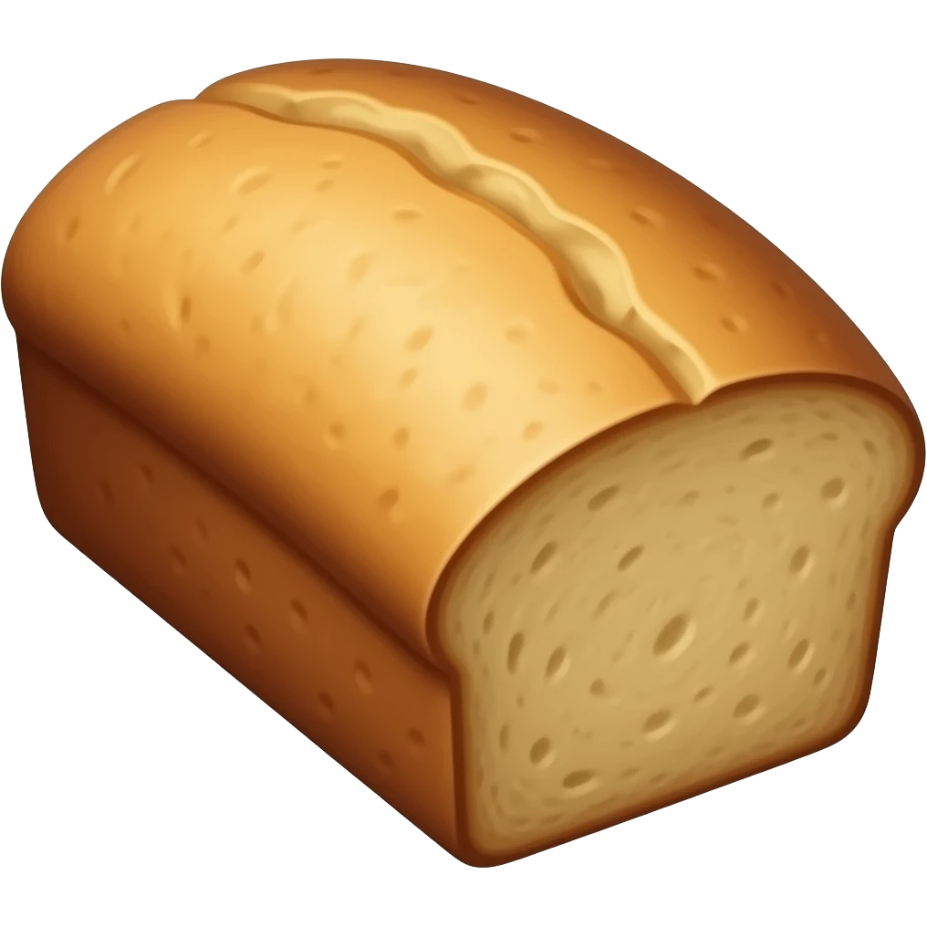 super realistic banana bread emoji