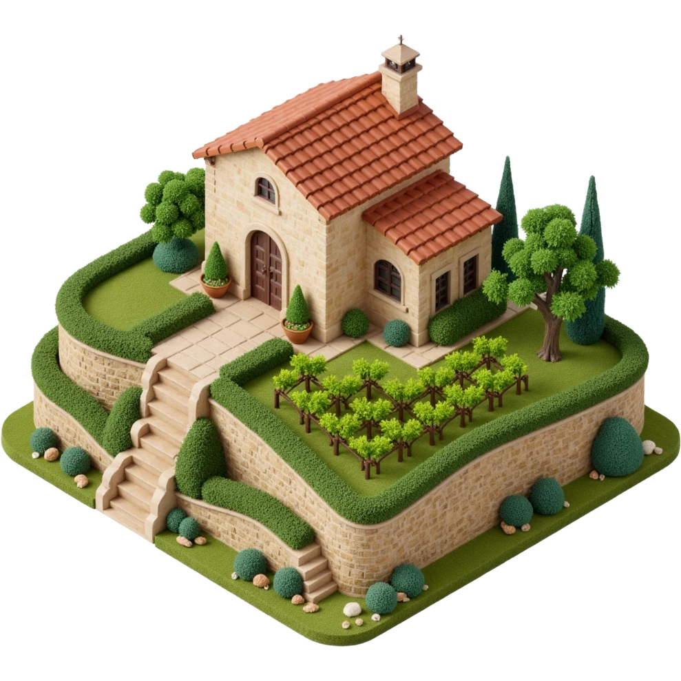 tuscan villa vineyard emoji