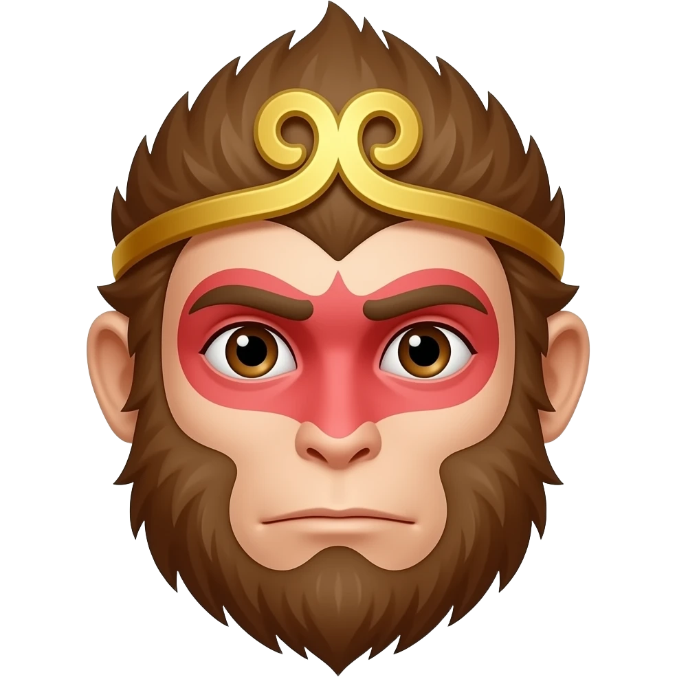 hanuman with handsome face emoji