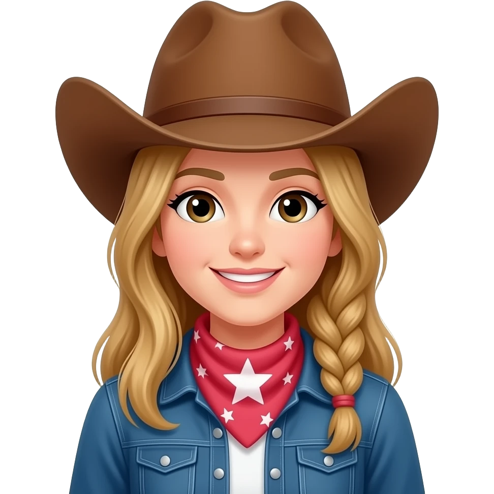 Cowgirl emoji
