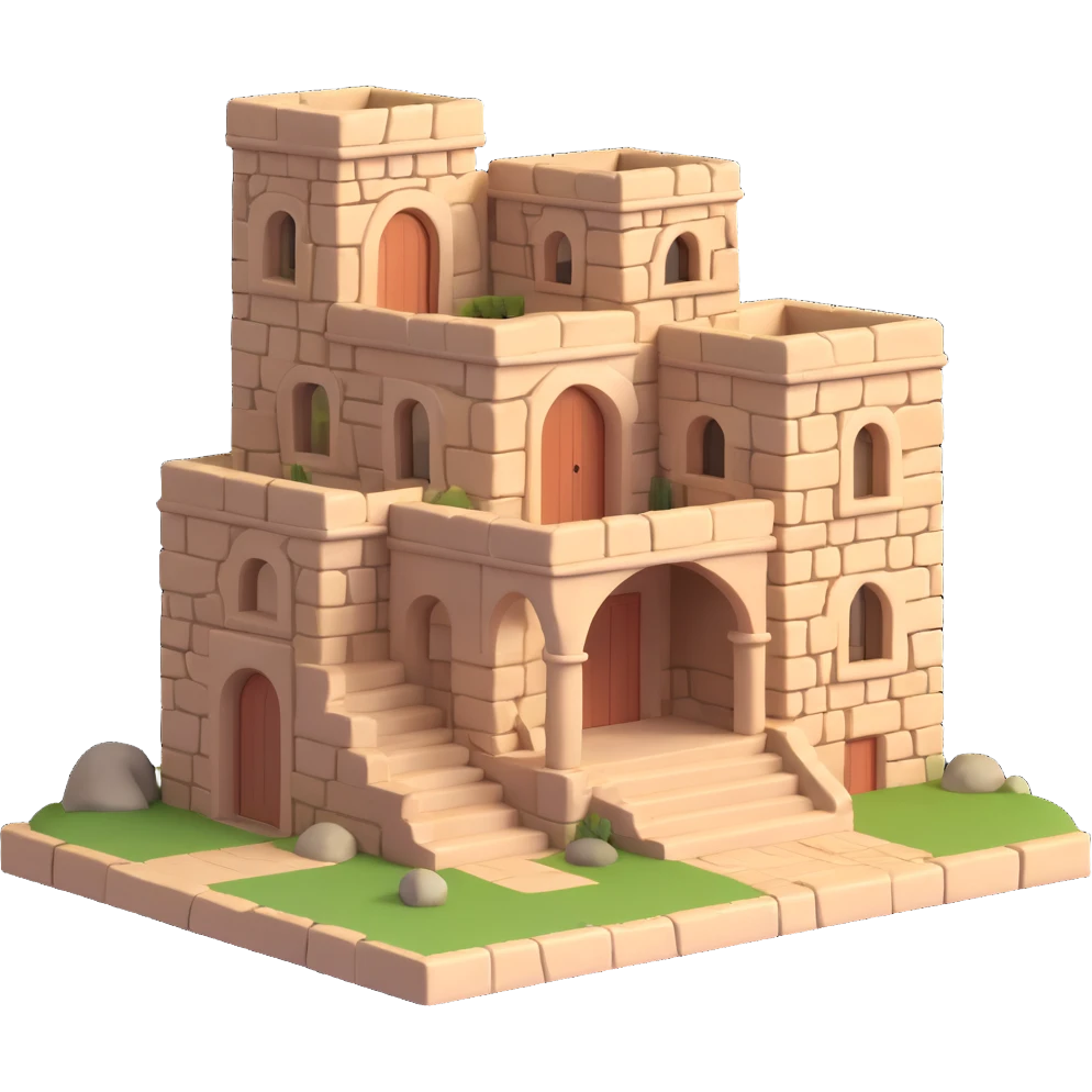 Palestinian old stone home emoji
