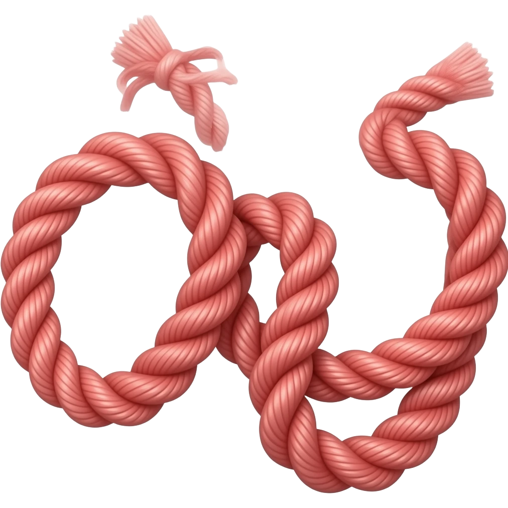 Red rope long emoji