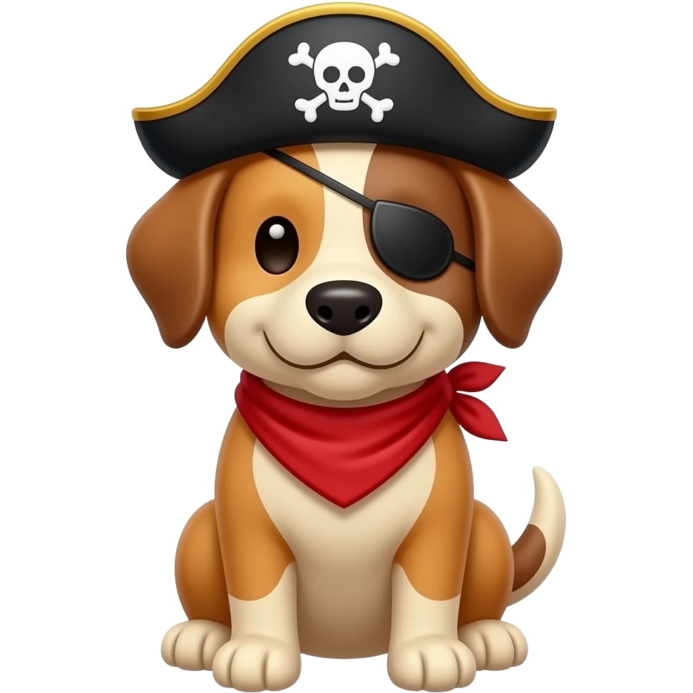 Pirate Dog emoji