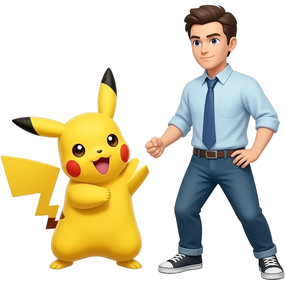 Pokemon attacking humans emoji