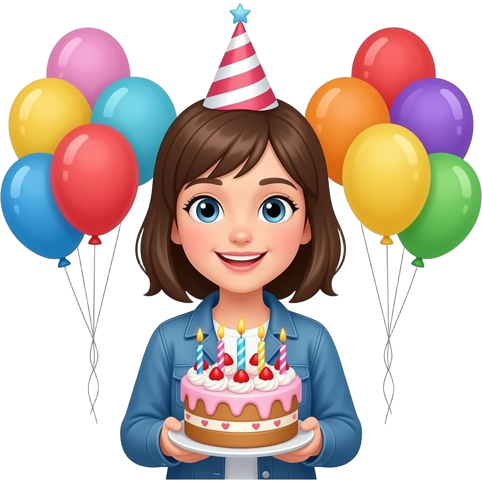 OFFICALLY A TEENAGER   GIRL'S BIRTHDAY emoji