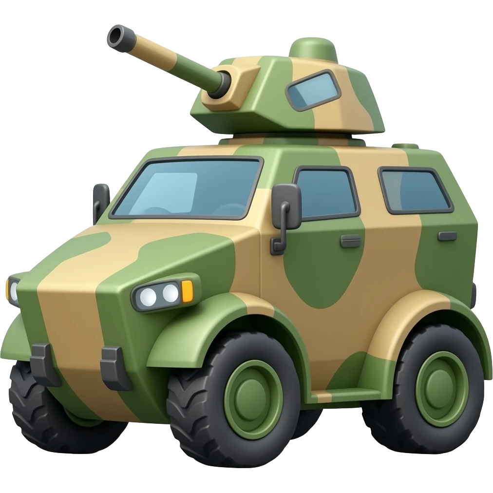 Mechanized Armored Car emoji