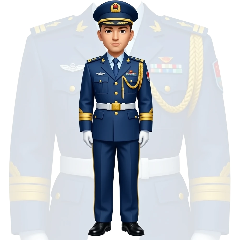 中国空军礼服 全身 emoji