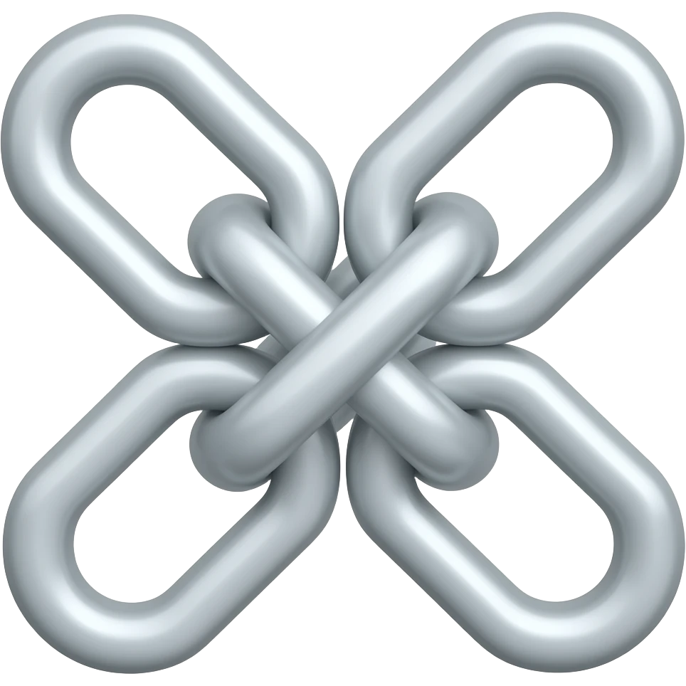 Emoji de un enlace de links emoji