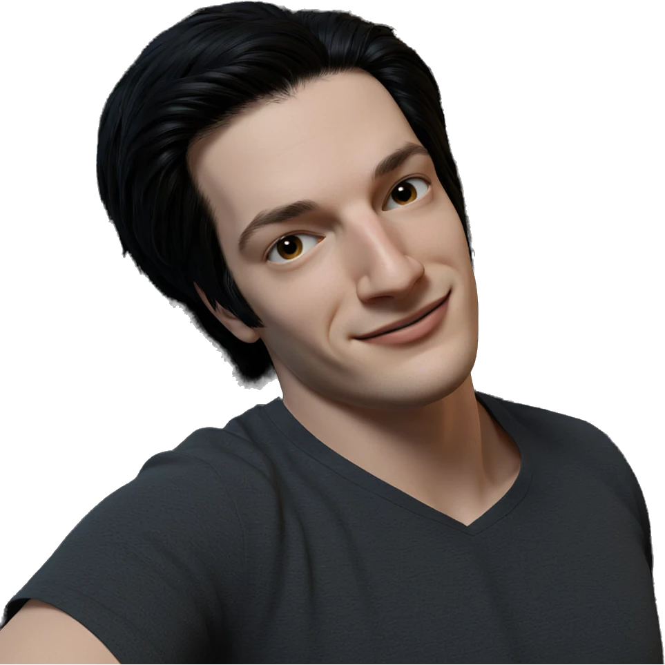 smiling boy with black hair emoji