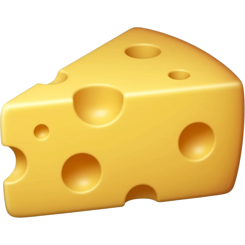hat made of Swiss cheese emoji