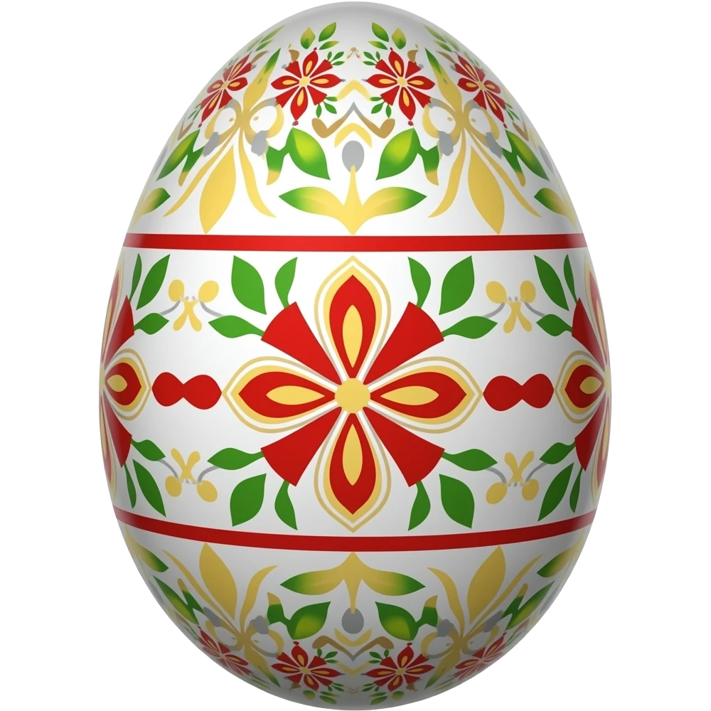 Ukrainian Easter egg emoji